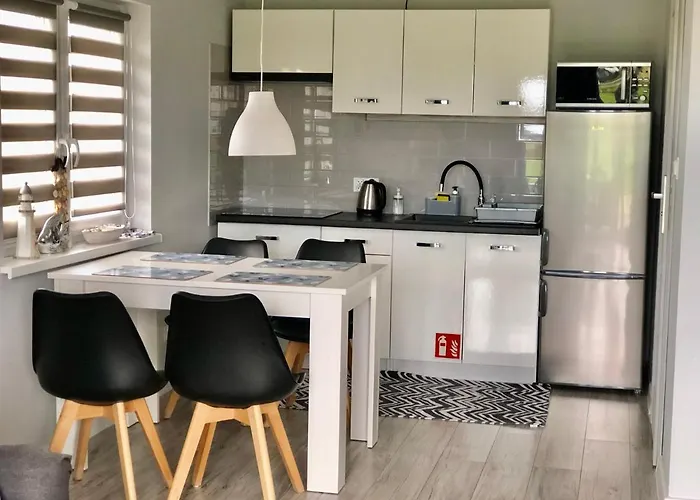 Nadmorski Zakatek Деревянный коттедж *